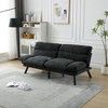 XIYUYEU Living Room Furniture, Convertible Sofa with Thick Cushion, Loveseat Sofa Bed, Sleeper Sofa with Metal Feet, Couches for Living Room - 3 of 4