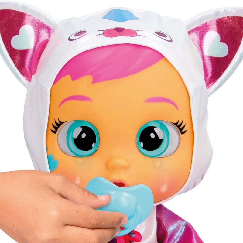Cry Babies Singing Daisy Interactive Baby Doll w/ Light-Up Eyes, 4 of 10