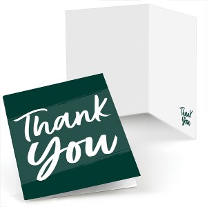 Big Dot of Happiness Emerald Elegantly Simple - Guest Party Favors Thank You Cards (8 count) - 1 of 4