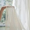 Racxily Sheer Shower Curtain Modern Bathroom Window Curtain Liner - 4 of 4