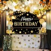 KatchOn, Black and Gold Happy Birthday Banner - Large 72x44 Inch | Black and Gold Happy Birthday Decorations - 4 of 4