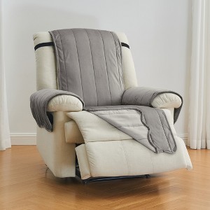 Ultra-Soft Velvet Sofa Furniture Protector - Great Bay Home - 1 of 4
