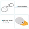 Unique Bargains Leather Keychain Fobs with Key Rings for DIY Crafts 4 Pcs - 4 of 4