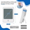 EAGLE PEAK Digital Hygrometer Indoor Thermometer Humidity Gauge with Temperature Humidity Monitor - 2 of 4