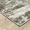 Captiv8e Designs Connor Industrial Abstract Green/Blue Area Rug - 4 of 4