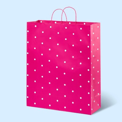 100 Traditional Sweet Shop 5" x 7" Candy Dotted Paper Bags Choose Your Color 