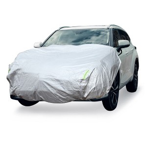 Unique Bargains Front Half Car Cover Aluminum Film - 1 of 4