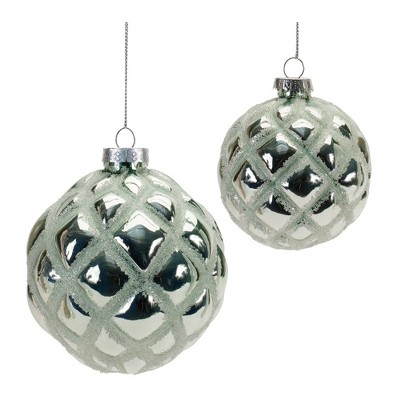 Melrose Beaded Glass Ornament (Set of 6)