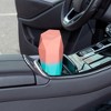 Unique Bargains Car Trash Can Portable Car Cup Holder Plastic Trash Bin 1 Pc - 2 of 4