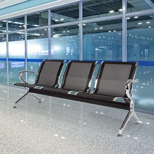 Kinsuite Waiting Room Bench - Waiting Room Chairs with Arms Airport Reception Bench - 1 of 4