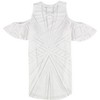 bar III Womens Sheer Burnout Knit Blouse - 2 of 2