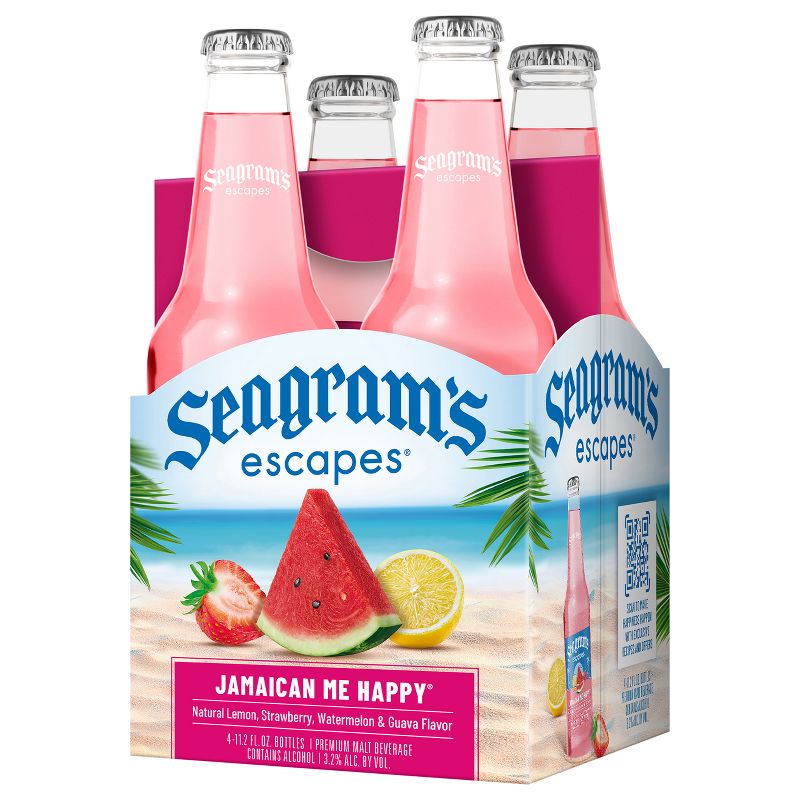 Seagram&#39;s Escapes Jamaican Me Happy - 4pk/11.2 fl oz Bottles, 4 of 6