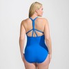 Lands' End Women's Tugless QuickDry V-Neck Multi-Way High Leg One Piece Swimsuit - 2 of 4