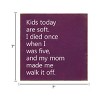 Slickblue Funny Wood Wall Sign 7x7 – Retro Parenting Quote for Rustic Decor, Shelf or Wall Display, Color Options - 3 of 3