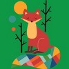 Men's Design By Humans Rainbow Fox By AndyWestface T-Shirt - 2 of 4