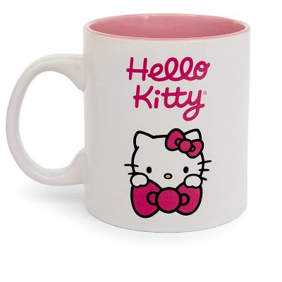 Silver Buffalo Hello Kitty Ceramic Mug | Holds 20 Ounces