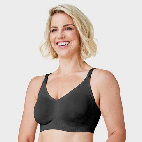 Bravado! Designs Women's Body Silk Seamless Nursing Bra - Black XL
