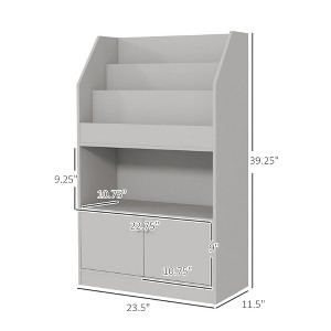 NicBex Kids 5-Shelf Bookcase with Storage Drawer Montessori Toy Organizer Playroom Storage System with Anti-Tip Anchors - 1 of 4