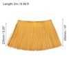 Unique Bargains Soft Faux Leather Double Side Fringe Trim for DIY Sewing - 2 of 4