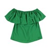 bar III Womens Ruffled Off the Shoulder Blouse - 2 of 2