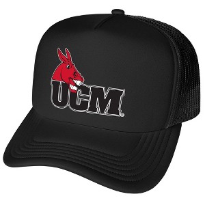 Gender Neutral Official University of Central Missouri Primary Logo Foam Snapback Trucker Hat - for Men and Women Black Black One Size - 1 of 4