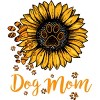 Men's Design By Humans Mother's Day Dog Mom Sunflower Paw By dodorindesign Tank Top - 2 of 2