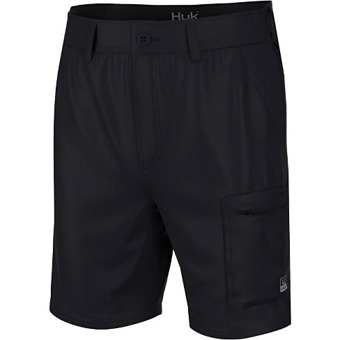 Huk Men's Nxtlvl 7 Quick Drying Fishing Shorts - Xl ( Black