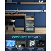 ZAFRO Beverage Refrigerator Cooler - 130 Can Mini Fridge with  Digital Temperature Control, LED Lighting for Home, Office, Bar - 3.2 Cu.Ft, Black - 4 of 4