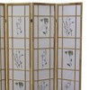 NicBex 3-panel Display Room Divider Portable Wooden Folding Privacy Screen Freestanding Wall Partition for Home & Office - 3 of 4
