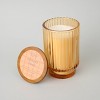 Foundry Candle Co. Tinted Glass Jar Candle with Lid Desert Rose 12oz - image 2 of 3