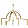 Craftmade Lighting Fortuna 4 - Light Chandelier in  Satin Brass - 3 of 4