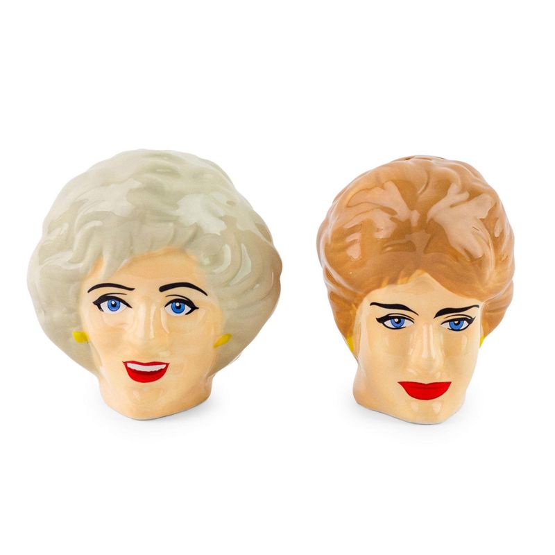 Silver Buffalo The Golden Girls Rose and Blanche Ceramic Salt and Pepper Shakers | Set of 2, 1 of 10
