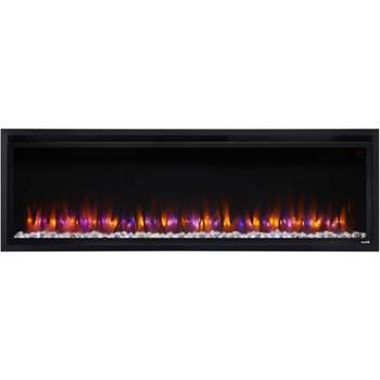 SimpliFire Allusion Platinum Wall Mount Electric Fireplace