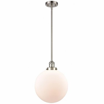 Beacon - 1 Light Stem Hung Mini Pendant In Industrial Style-15 Inches Tall and 12 Inches Wide