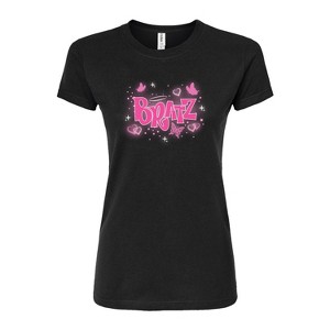 Women's - Bratz - Y2K Logo Fitted Graphic T-Shirt - 1 of 3