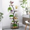 63”H Rolling Indoor Plant Stand With Grow Light, 8 Tiered Indoor Plant Shelf - 4 of 4