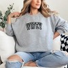 Simply Sage Market Women's Graphic Sweatshirt Embroidered Wifey Arched Varsity - 2 of 3