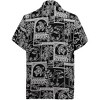 LA LEELA Mens Hawaiian Shirts Short Sleeve Button Down Shirt Men's Party Shirts Casual Vacation Summer Tropical Island Shirts Funny - 2 of 4