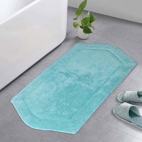 Home Weavers Waterford 24 x 40 Bath Rug - Turquoise