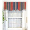RLF Home Sailor Stripe Regal 3" Rod Pocket Lining Luxurious and Elegant Window Treatment Valance 50" x 17" Nautical - 2 of 4