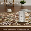 Washable Vintage Oriental Rug Non Slip Backing Easy Care for Living Room Bedroom - 4 of 4