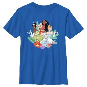 Boy's Disney Princess Trio Doodles T-Shirt - 1 of 4