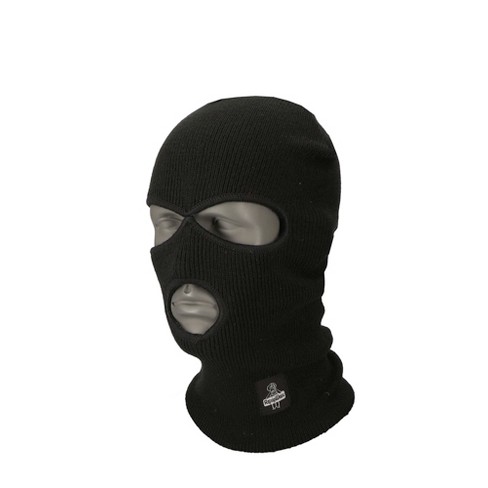 Black and White Balaclava - Three Hole Ski Mask – ™