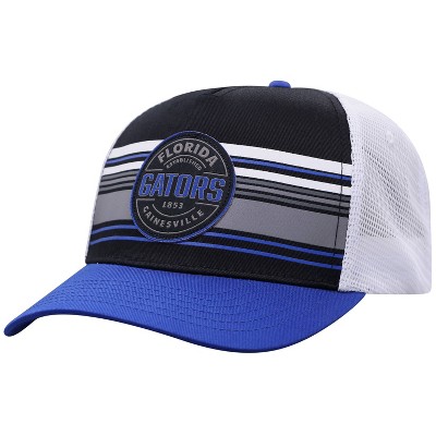 NCAA Florida Gators Men's Vista Black with Hard Mesh Snapback Hat