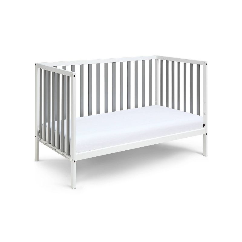 Baby Cache Deux Remi 3-in-1 Convertible Island Crib - White/Gray, 6 of 9