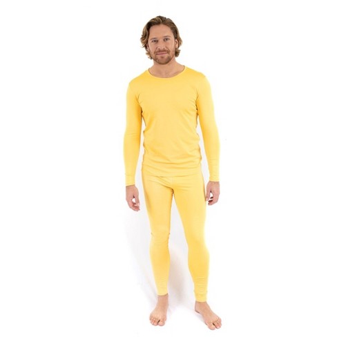 Mens Solid Yellow Pajamas – Leveret Clothing