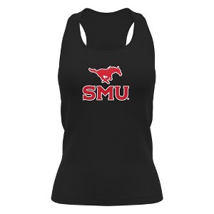 Women's Southern Methodist University Adult Sport Tank Top Primary Logo - 1 of 4