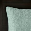SEVOBAL Bedding Sets, Twin Reversible Bedspread Set with Patterned Quilting and Oversized Drape, Green, 17.72"*15.35"*6.3" - 2 of 4