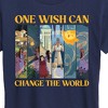 Women's - Disney - One Wish Can Change The World Short Sleeve Graphic T-Shirt - 2 of 4