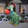 9.5 ft. Inflatable Tyrannosaurus Rex with Gift - 2 of 3